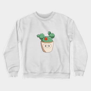 Cute potted cactus Crewneck Sweatshirt